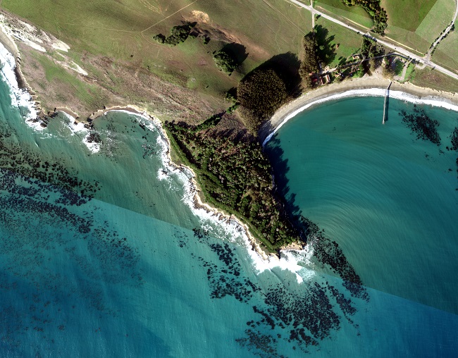 CASI Lidar Drape San Simeon National Coastal Mapping Program