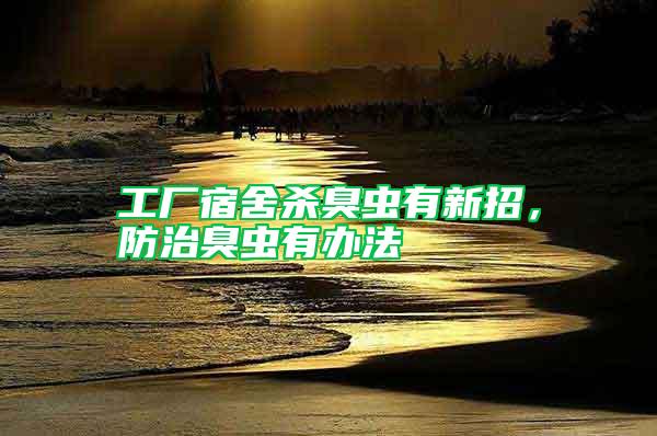 工廠宿舍殺臭蟲有新招,防治臭蟲有辦法