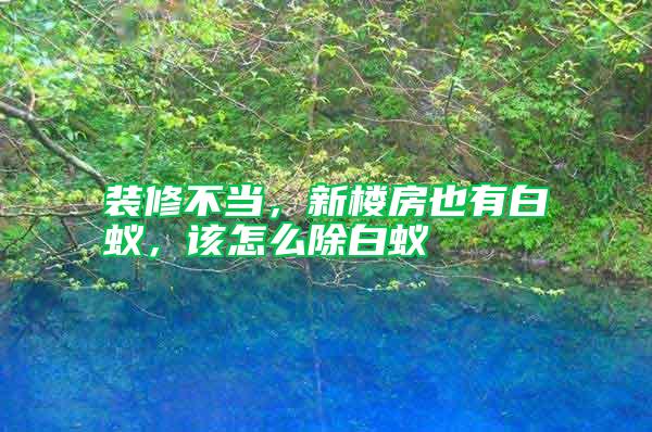 裝修不當(dāng)，新樓房也有白蟻，該怎么除白蟻