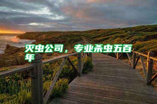 滅蟲(chóng)公司，專業(yè)殺蟲(chóng)五百年