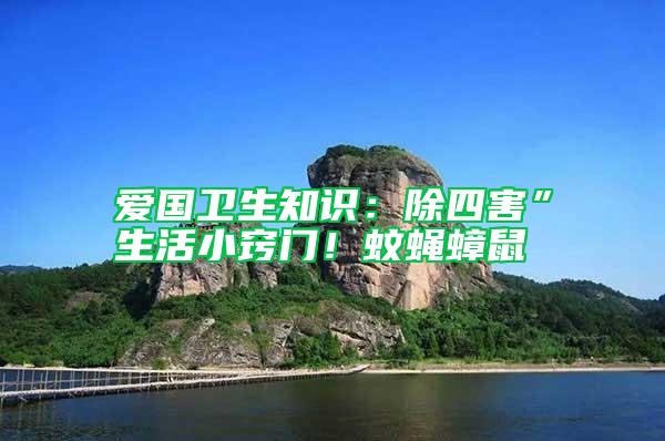 愛國(guó)衛(wèi)生知識(shí)：除四害”生活小竅門！蚊蠅蟑鼠
