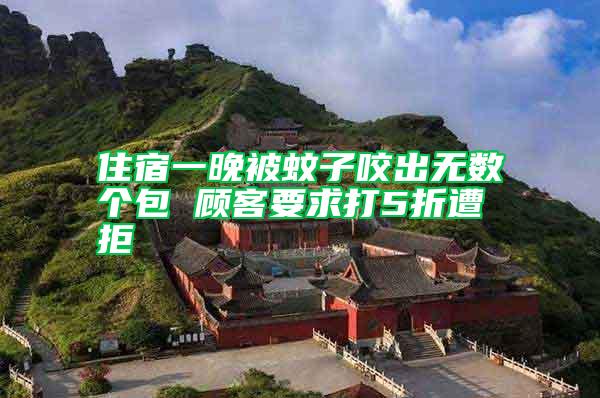 住宿一晚被蚊子咬出無(wú)數(shù)個(gè)包 顧客要求打5折遭拒