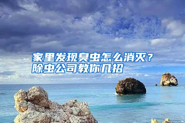 家里發(fā)現(xiàn)臭蟲怎么消滅？除蟲公司教你幾招