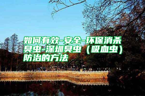 如何有效-安全-環保消殺臭蟲-深圳臭蟲(吸血蟲)防治的方法