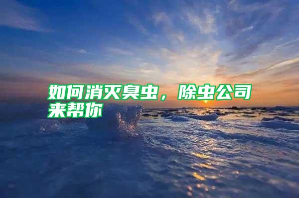 如何消滅臭蟲,除蟲公司來幫你