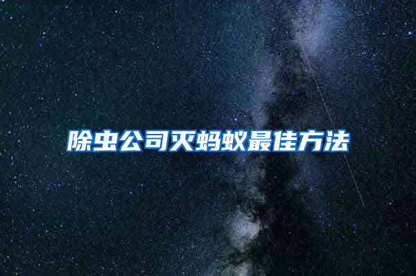 除蟲公司滅螞蟻?zhàn)罴逊椒?/></p>
             <p style=